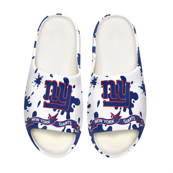 Women's New York Giants Yeezy Slippers/Shoes 001