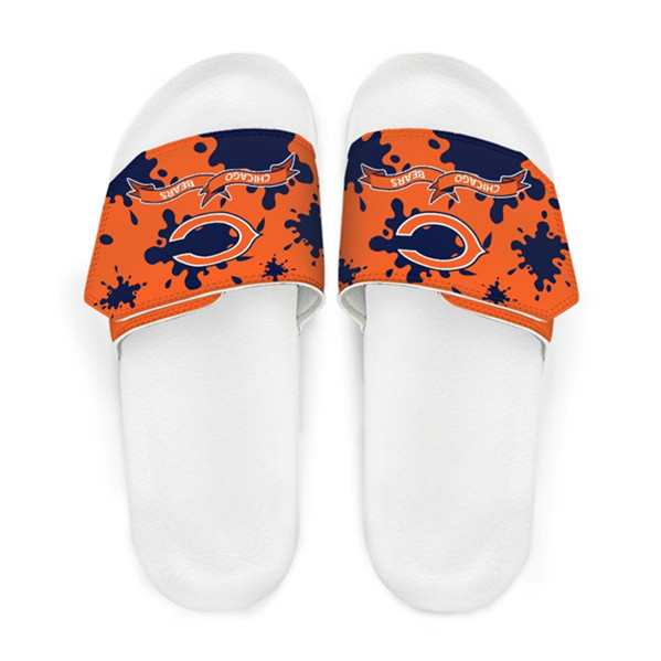Men's Chicago Bears Beach Adjustable Slides Non-Slip Slippers/Sandals/Shoes 002