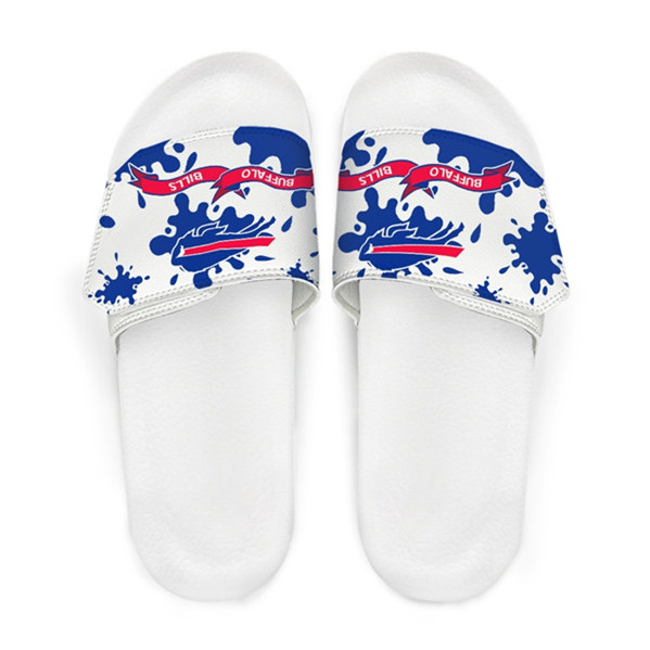 Men's Buffalo Bills Beach Adjustable Slides Non-Slip Slippers/Sandals/Shoes 002