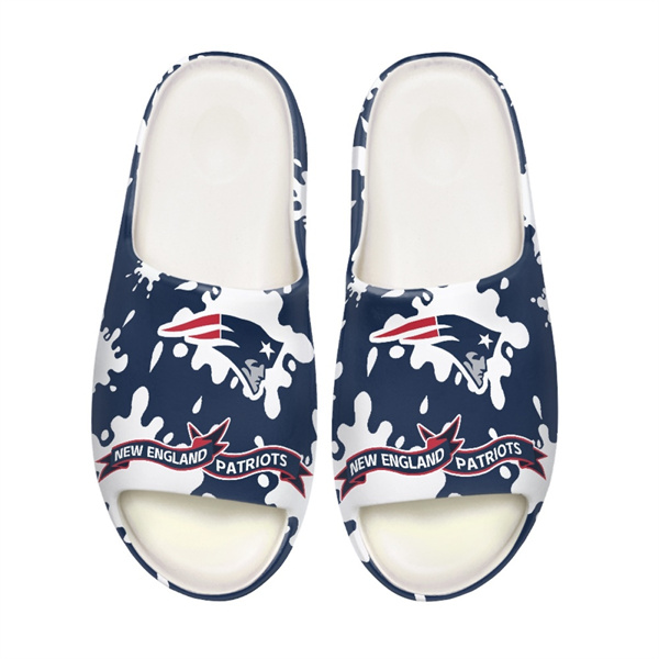 Women's New England Patriots Yeezy Slippers/Shoes 002
