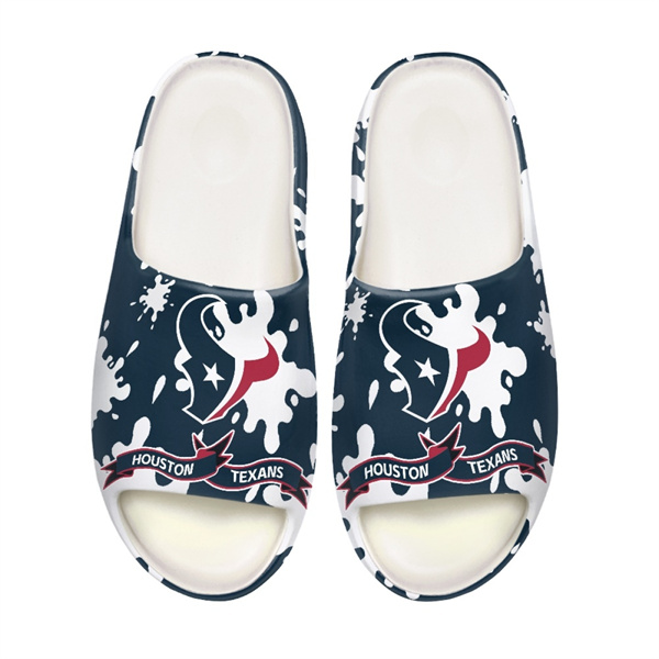 Women's Houston Texans Yeezy Slippers/Shoes 002