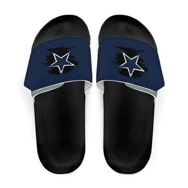 Men's Dallas Cowboys Beach Adjustable Slides Non-Slip Slippers/Sandals/Shoes 003