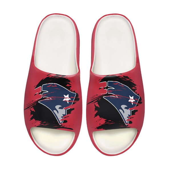 Women's New England Patriots Yeezy Slippers/Shoes 003