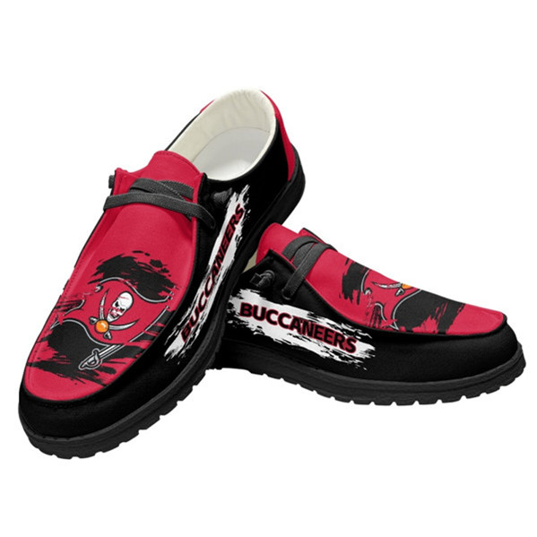 Men's Tampa Bay Buccaneers Loafers Lace Up Shoes 001 (Pls check description for details)