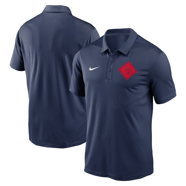 Men's Cleveland Guardians Team Logo Polo T-Shirt