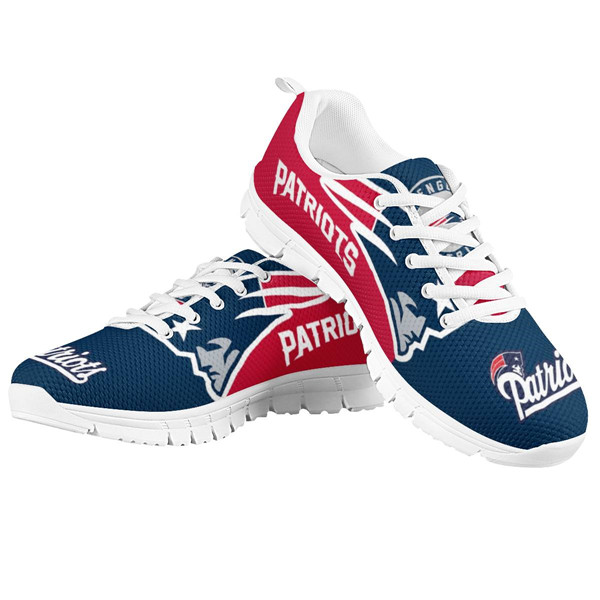 Women's NFL New England Patriots Lightweight Running Shoes 008
