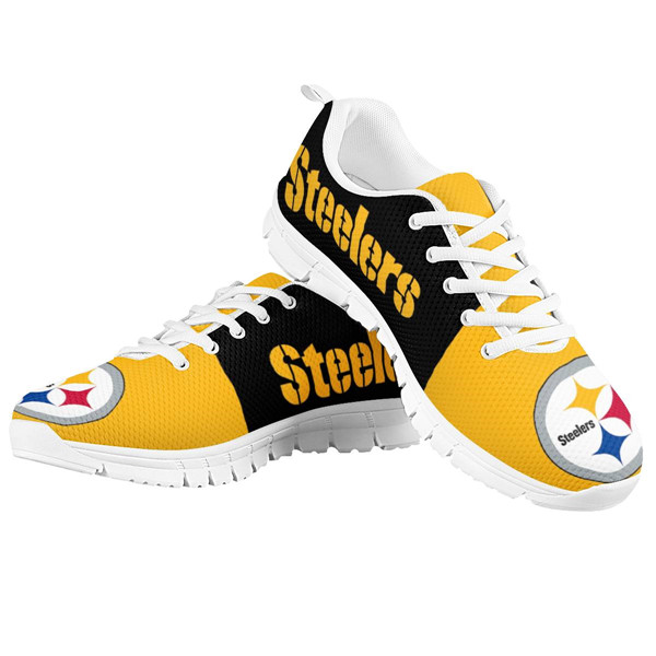 Women's NFL Pittsburgh Steelers Lightweight Running Shoes 007