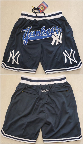 Men's New York Yankees Navy Shorts (Run Smaller)