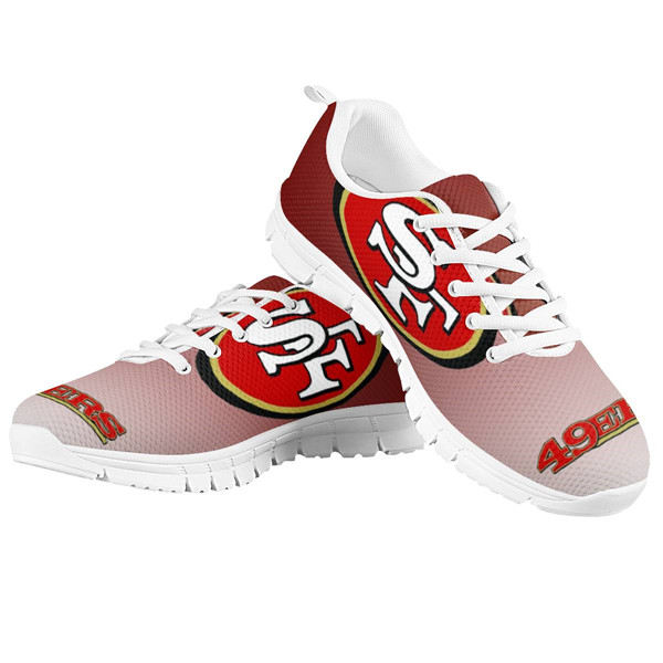 Women's NFL San Francisco 49ers Lightweight Running Shoes 010