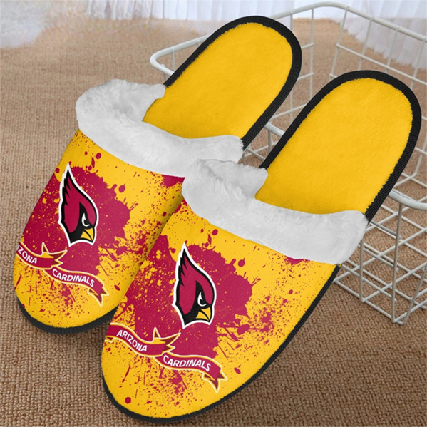 Men's Arizona Cardinals Team Logo Staycation Slippers/Shoes(Pls check description for details) 002