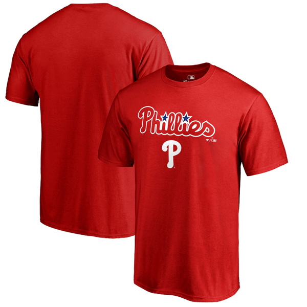Men's Philadelphia Phillies Red 2024 Fan Limited T-Shirt （1pc Limited Each Order)