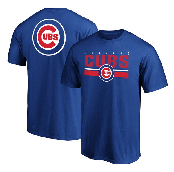 Men's Chicago Cubs Royal Team Logo T-Shirt