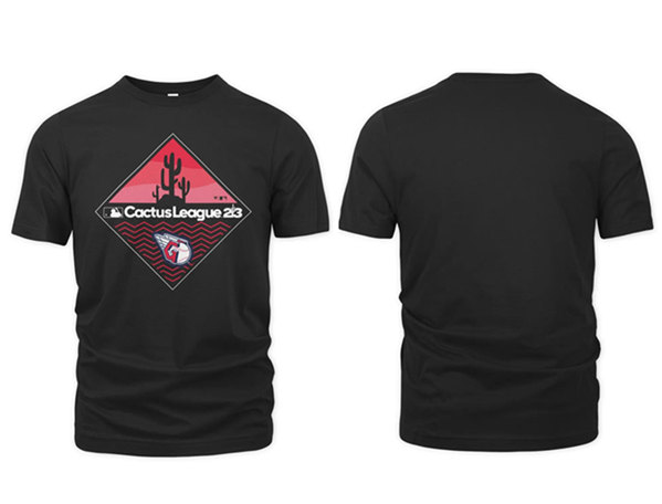 Men's Cleveland Guardians 2023 Black Spring Training T-Shirt