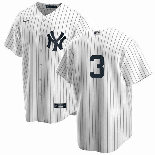 Men's New York Yankees #3 Babe Ruth White Cool Base Stitched MLB Jersey
