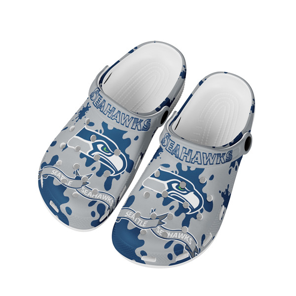 Women's Seattle Seahawks Bayaband Clog Shoes 003