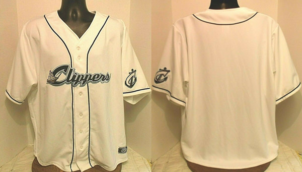 Men's Columbus Clippers Stitched Baseball Jersey