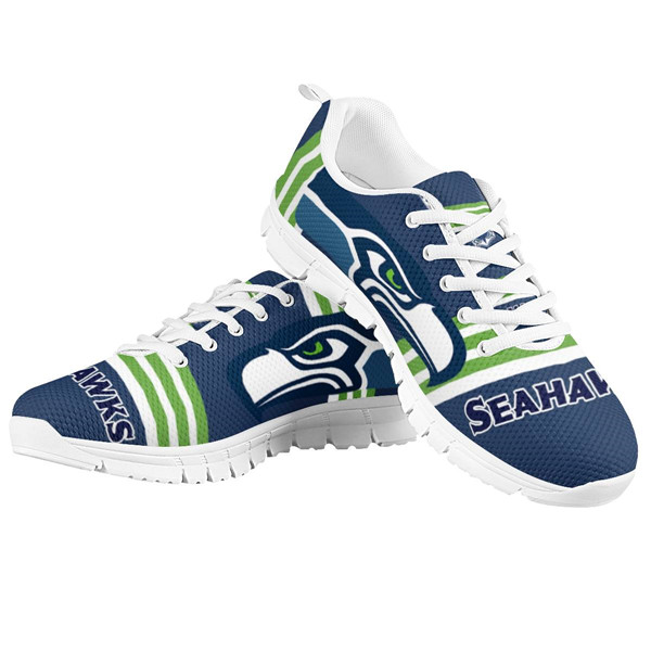 Women's NFL Seattle Seahawks Lightweight Running Shoes 013