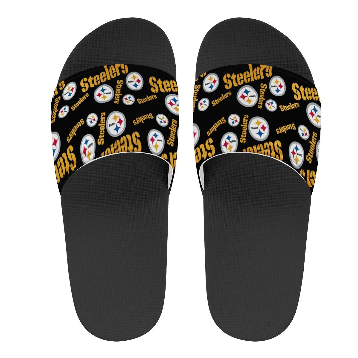 Men's Pittsburgh Steelers Flip Flops 002
