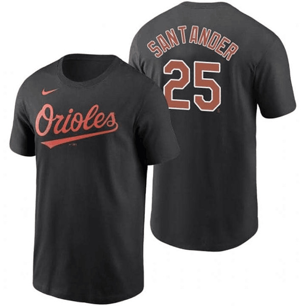 Men's Baltimore Orioles #25 Anthony Santander T-Shirt
