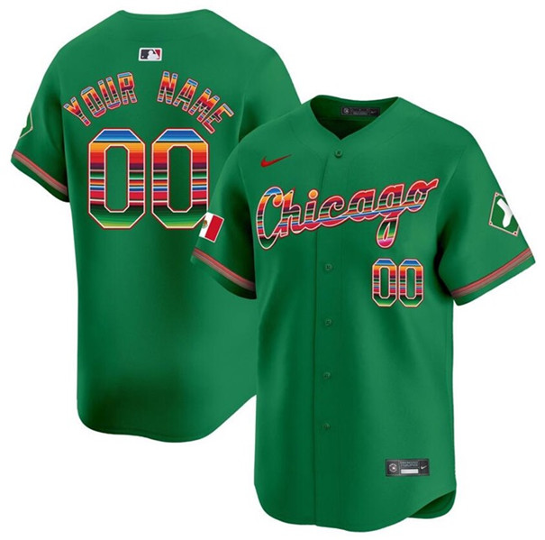 Women's Chicago White Sox Customized Green Mexico Vapor Premier Limited Stitched Jersey(Run Small)