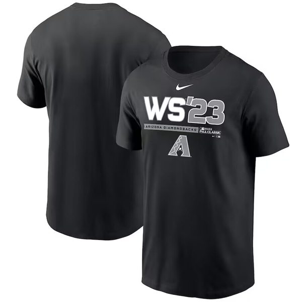 Men's Arizona Diamondbacks Black 2023 World Series T-Shirt