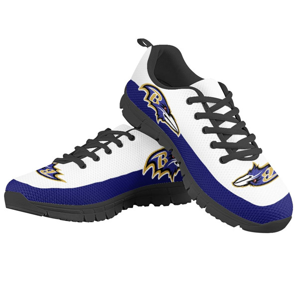 Women's NFL Baltimore Ravens Lightweight Running Shoes 016
