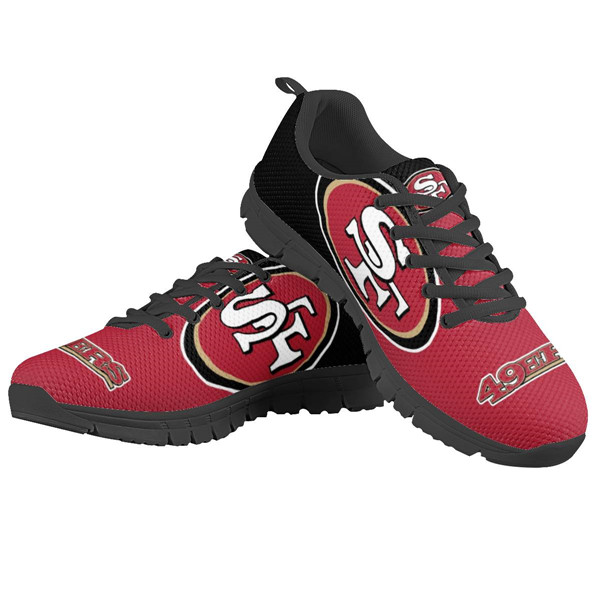 Women's NFL San Francisco 49ers Lightweight Running Shoes 007