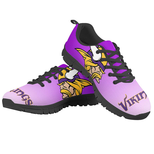 Women's NFL Minnesota Vikings Lightweight Running Shoes 014
