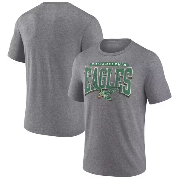 Men's Philadelphia Eagles Gray Sleeve T-Shirt