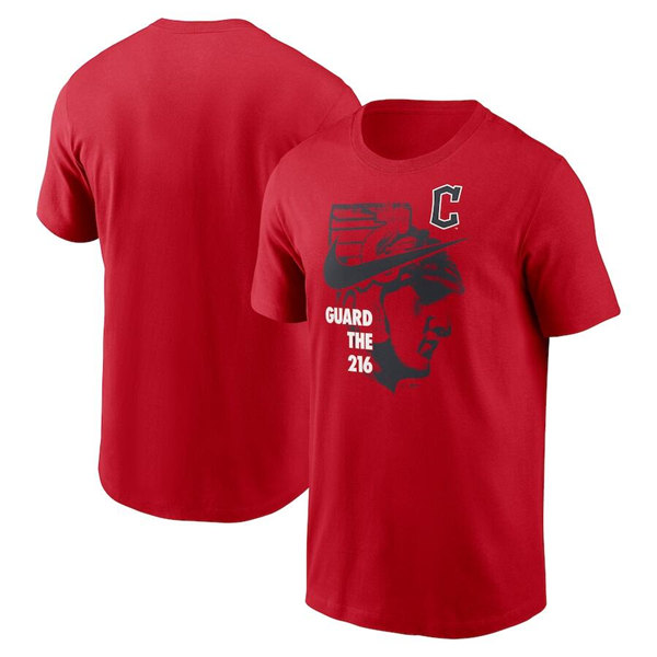 Men's Cleveland Guardians Red T-Shirt