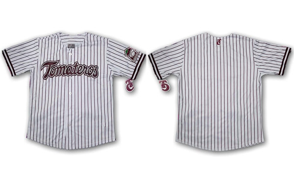 Men's Tomateros de Culiacan White Stitched Baseball Jersey