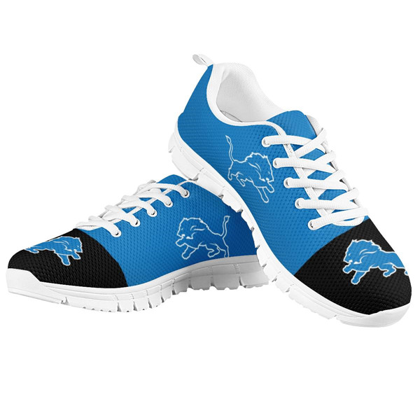Women's NFL Detroit Lions Lightweight Running Shoes 010