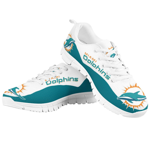 Women's NFL Miami Dolphins Lightweight Running Shoes 002