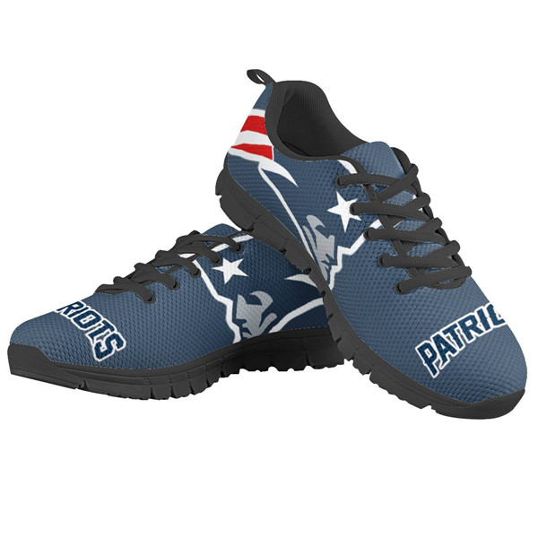 Women's NFL New England Patriots Lightweight Running Shoes 009