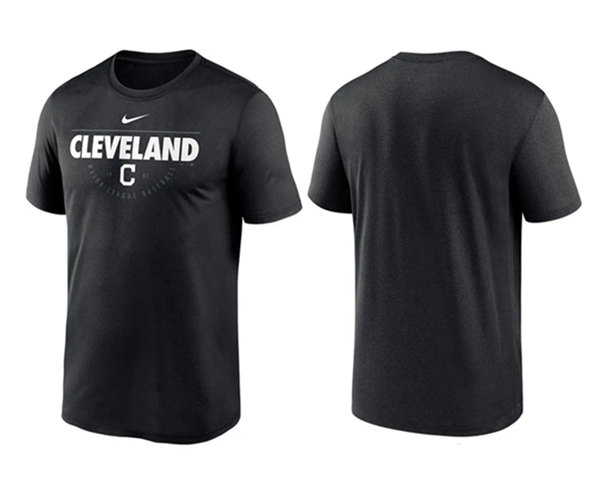 Men's Cleveland Guardians Black T-Shirt