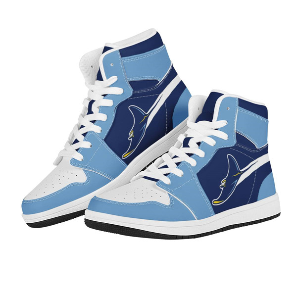 Women's Tampa Bay Rays AJ Low Top Leather Sneakers 001