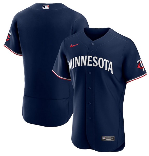 Men's Minnesota Twins Navy 2023 Flex Base Stitched Jersey