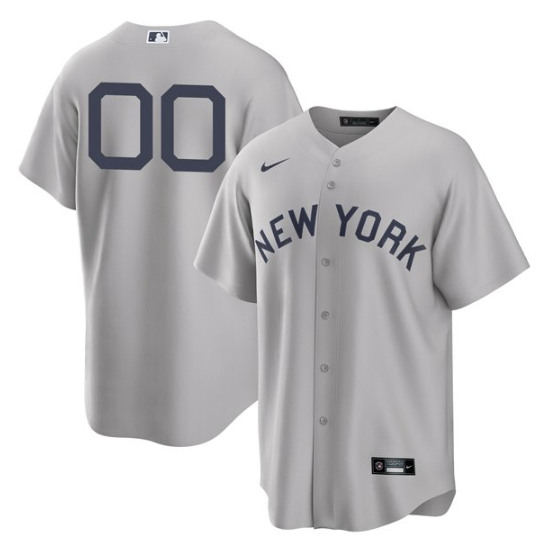 Men's New York Yankees ACTIVE PLAYER Custom 2021 Gray Field of Dreams Stitched Baseball Jersey