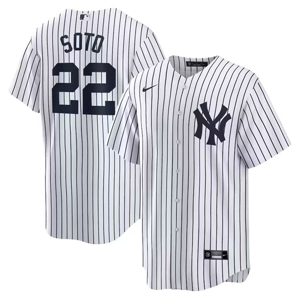 Men's New York Yankees ACTIVE PLAYER Custom White Cool Base Stitched Baseball Jersey