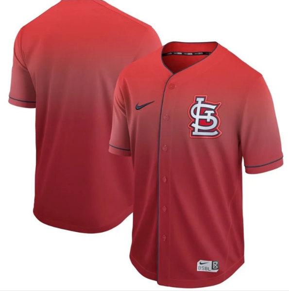 Men's St. Louis Cardinals Blank Red Cool Base Drift Edition Stitched Jersey