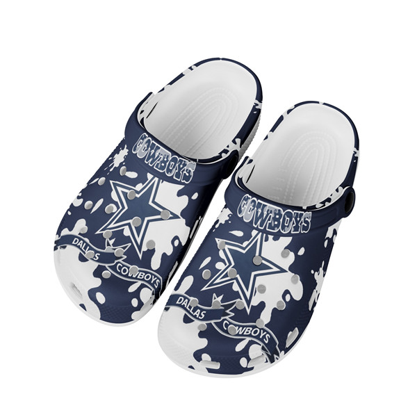 Women's Dallas Cowboys Bayaband Clog Shoes 003