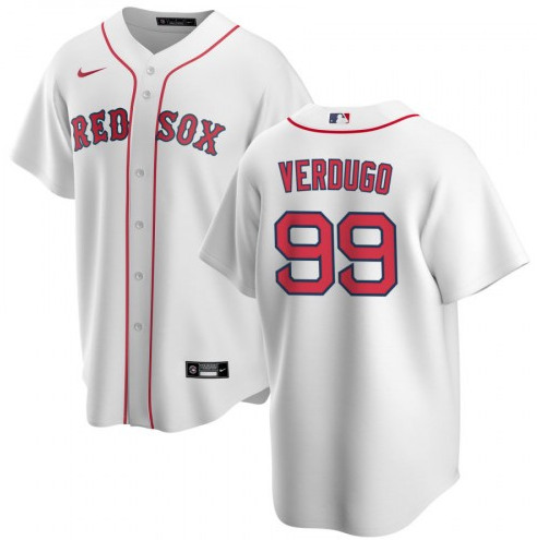 Men's Boston Red Sox #99 Alex Verdugo 2020 White Cool Base Stitched MLB Jersey