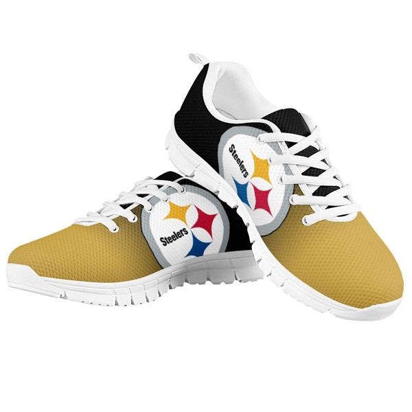 Women's NFL Pittsburgh Steelers Lightweight Running Shoes 009