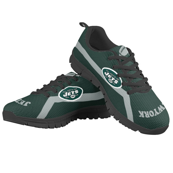 Women's NFL New York Jets Lightweight Running Shoes 008