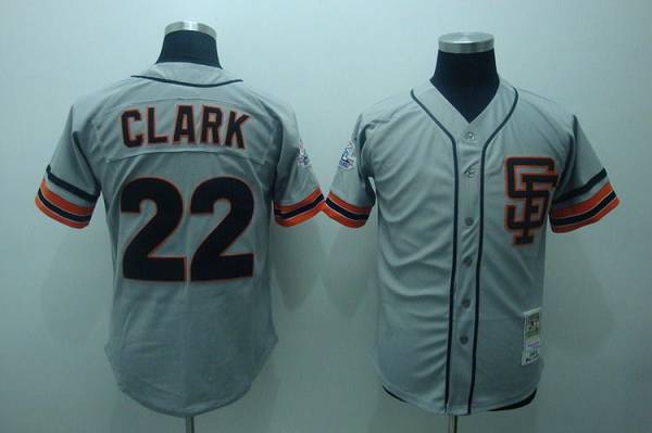 Men's San Francisco Giants Customized Gray Throwback Cool Base Stitched Jersey