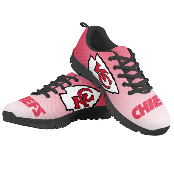 Women's NFL Kansas City Chiefs Lightweight Running Shoes 006