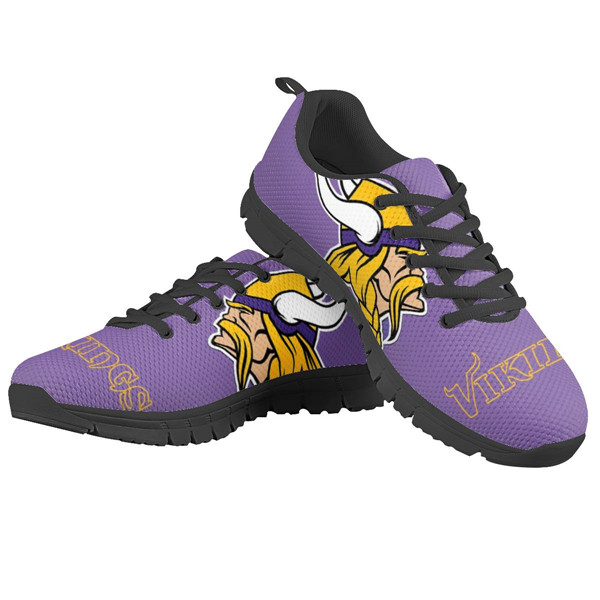 Women's NFL Minnesota Vikings Lightweight Running Shoes 016