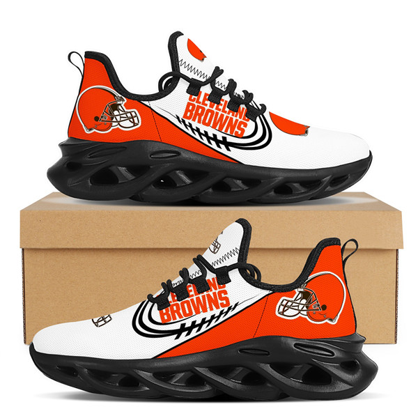 Women's Cleveland Browns Flex Control Sneakers 001