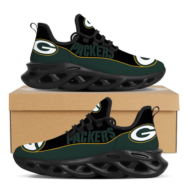 Women's Green Bay Packers Flex Control Sneakers 007