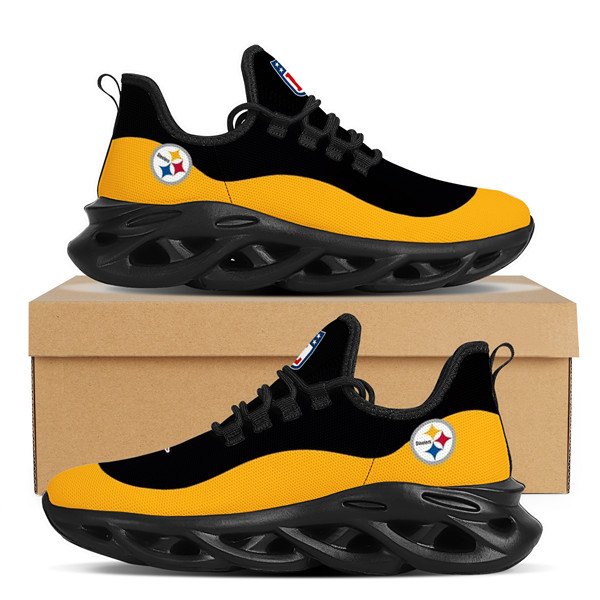Women's Pittsburgh Steelers Flex Control Sneakers 007